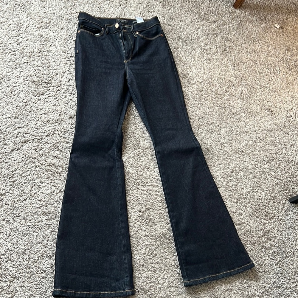 Banana Republic High Rise Petite Flair Jeans Size 28P